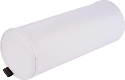 Produktbild von Nackenrolle mit Bezug aus Kunstleder, Knierolle, Lagerungsrolle für die Lagerung und Physiotherapie | 50 x 15cm | Weiß
