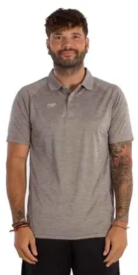 Obrázok produktu pre Enebe Strauss Polo tričko s krátkym rukávom, šedé, veľkosť L, pánske, šedé, L