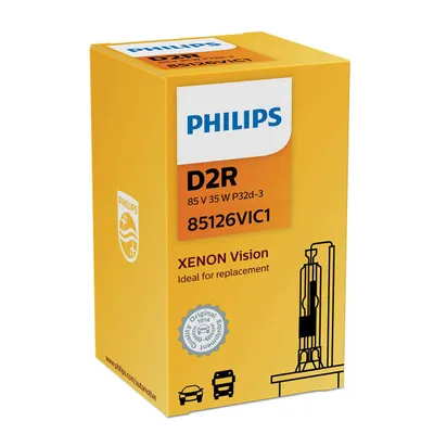 Obrázek produktu pro Philips Vision Xenon 85126VIC1 Xenonová výbojka do automobilových světlometů, 35 W, 85 V, Xenon, 4300 K, 1 kusů
