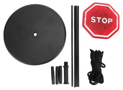 Produktbild von LED-Stoppschild, Garage, Parkassistent, 130 cm, höhenverstellbar, blinkendes Licht für Fahrzeuge, SUV