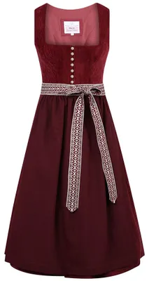 Produktbild von Dirndl Leopoldsdorf 75cm Länge granatafel 40