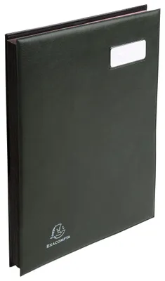 Image de Porte-documents Exacompta 654799E, 24 compartiments, vert foncé