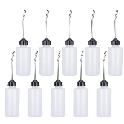 Produktbild von 10 stücke 120ML Nähmaschine Öler Eisen Düse Kunststoff Öl Topf Haushalt Nähgeräte
