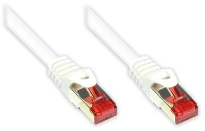 Produktbild von Good Connections Patchkabel CAT6 S/FTP 20m weiß 250MHz