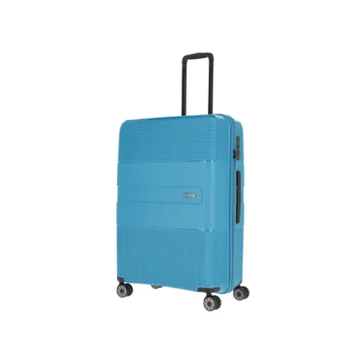 Produktbild von Travelite Waal Reisekoffer L Trolley Koffer 76cm 4 Rad / Rollen TSA Polypropylen Hartschale türkis