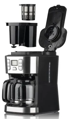 Produktbild von Kaffeemaschine - Automatische Filterkaffeemaschine - 1000 W Leistung - 24-Stunden-Timer - Edelstahl - EU-Stecker