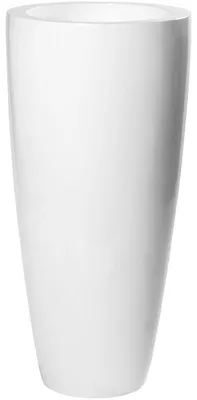 Productafbeelding van Keramische potten – Dax L – Ø 37 cm x H 80 cm – Glanzend wit