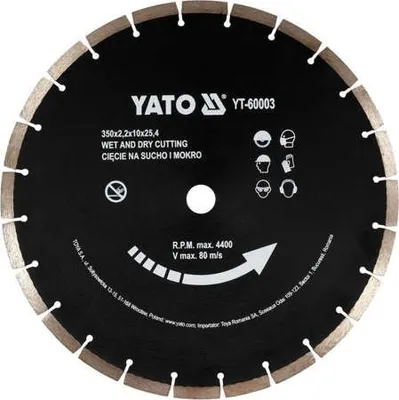 Produktbild von YATO Trennscheibe Winkelschleifer YT-60003 2,2mm 350mm