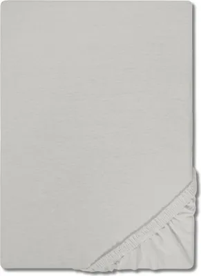 Produktbild von Castell Jersey Baumwoll Spannbettlaken silbergrau 90 x 190 - 100 x 200 cm