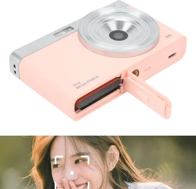 Obrázek produktu pro digitální fotoaparát 4K 2,88" HD bezzrcadlovka AF automatické ostření 16x zoom 50 MP pro makro snímky
