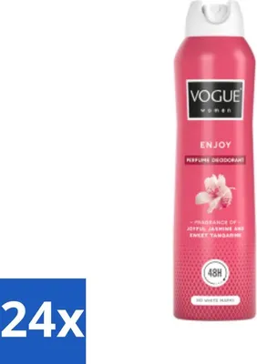 Image de Vogue Enjoy Déodorant Parfumé 150 ml - Pack avantage - 24 pièces