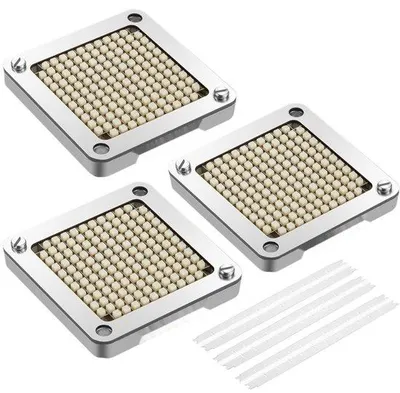 Immagine prodotto di Taglierina per patatine fritte - Taglierina per patate 6,4 mm - Coltello tritatutto di ricambio, 3 coltelli tritatutto e 6 coltelli aggiuntivi - Taglierina per patatine fritte