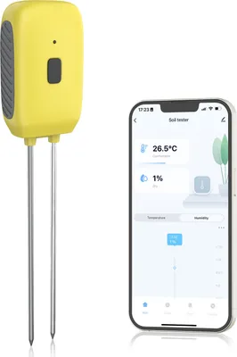 Obrázok produktu pre Pôdny tester Zariadenie na testovanie teploty a vlhkosti Meter vlhkosti rastlín v kvetináčoch Ovládanie aplikácie v mobilnom telefóne