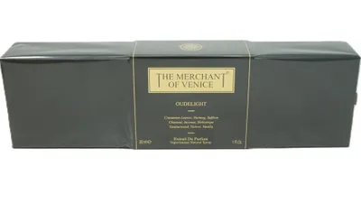 Produktbild von The Merchant Of Venice Oudelight, Unisex, 30 ml, Bergamotte, Muskatnuss, Safran, Heliotrop, Weihrauch, Oud, Vanille, Vetiver