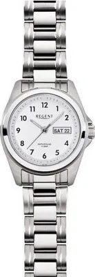 Image de Montre Regent argent F-519 Montre à quartz analogique pour dames URF519