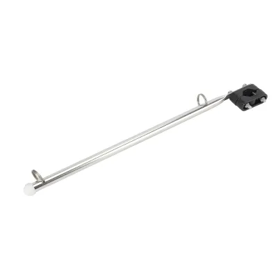 Obrázek produktu pro 390mm/15.35in Marine Rail Type Flag Pole Nastavitelná nerezová ocel pro lodě Jachty Plachetnice Rychlostní čluny
