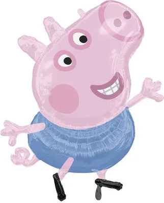 Produktbild von Folienballon George Pig, Peppa Pig 61x61 cm