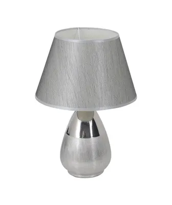 Produktbild von Näve Tischleuchte - Material: Metall, Textil - Farbe:silber; 3138059