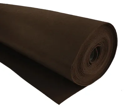 Bastelfilz 1m Meterware Filz 90cm x 3mm Dekofilz Taschenfilz Filzstoff dunkelbraun
