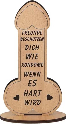 Produktbild von Holz Gästebuch Geburtstagsgeschenk personalisiert 20x10cm Beige