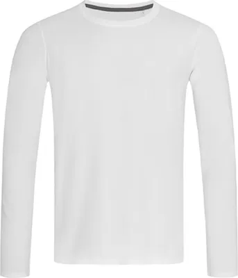 Produktbild von Stedman ST9620 | Clive Long Sleeve Herren T-Shirt + +WRAP - Farbe: White - Größe: XXL