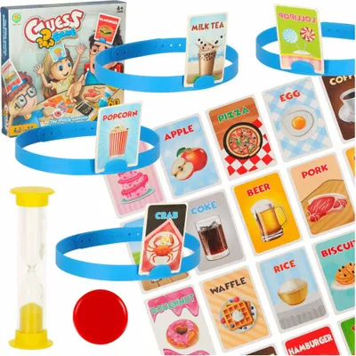 Produktbild von Wer bin ich? Rate mal, welches Essen es ist Familienspiel für Kinder