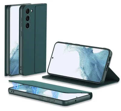 Obrázok produktu pre Magnetické puzdro na mobilný telefón Samsung Galaxy S23 5G, zelené,