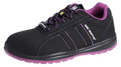 Image de Chaussures de Sécurité Basses Femme Alizée - Taille 37 - Noir - Résistant et Confortable - D-Work