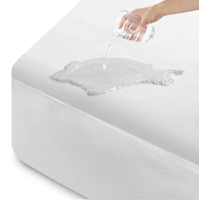 Productafbeelding van Waterdichte matrasbeschermer, 160x200 cm, gemaakt van flanellen microvezel
