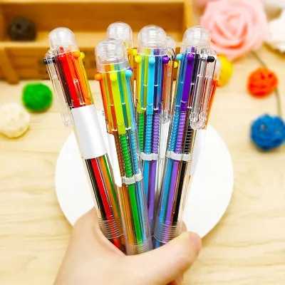 Produktbild von 0,5 mm 6 in 1 farbenfrohe Schreibstifte School Supplies Schüler Schreinzubehör
