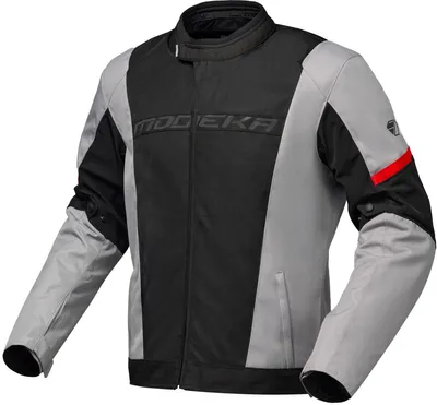 Image de Veste textile pour moto Modeka Jano Air, noir/gris clair, S