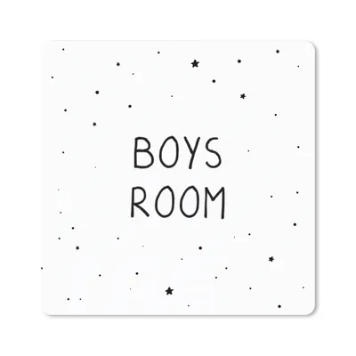 Produktbild von MuchoWow® Mauspad Mousepad Zitate - Jungenzimmer - Sprichwörter - Jungen - Kind 30x30 cm - Mousepads - Maus Mat - Pad - Mausunterlage - Gaming