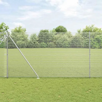 Produktbild von Maison Exclusive - Schweißdrahtzaun mit Spikes 10 x 1,6 m Feuerverzinkter Stahl