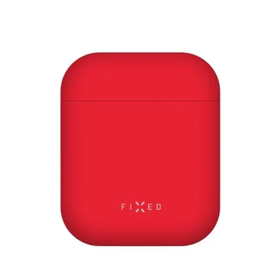 Obrázek produktu pro Ultratenké silikonové pouzdro FIXED Silky pro Apple Airpods – Červená