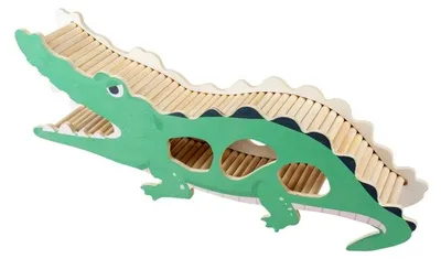 Produktbild von Duvo+ Nager Spielhaus Krokodil, Holz