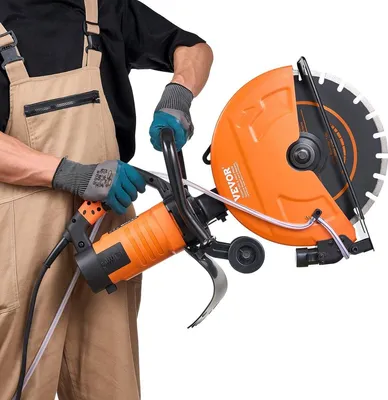 Immagine prodotto di Sega elettrica per calcestruzzo da 14'' Sega a umido/a secco con pompa dell'acqua e lama