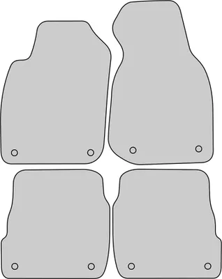 Produktbild von Luxus Fußmatten für Audi A6 4B C5 Avant Limo Bj. 1998-2005