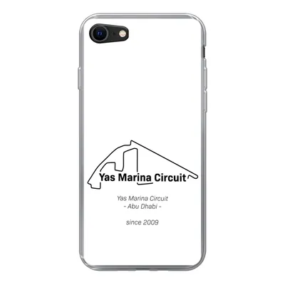 Produktbild von MuchoWow® Handyhülle Schutzhülle Hülle für iPhone SE 2022 F1 - Abu Dhabi - Rennstrecke Silikon Softcase Handy Hülle - Schutzhülle
