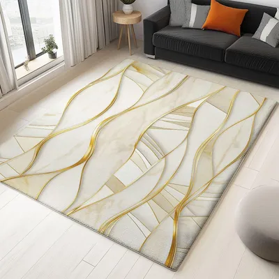 Zdjęcie produktu dla Miękki dywan do salonu, 60 x 90 cm