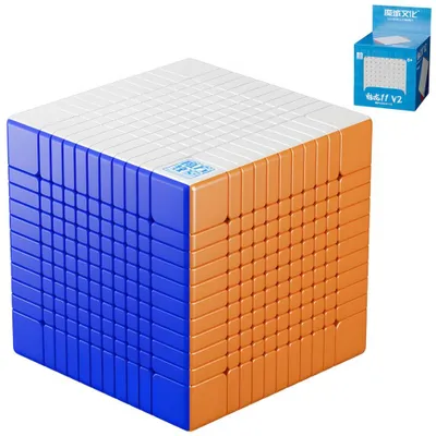 Productafbeelding van 11x11 V2 speed puzzel kubus magic cubes - Stickerless Mfjs 11x11x11 V2 Cubing Classroom 69.5mm