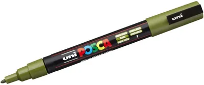 Obrázek produktu pro POSCA - POSCA PC3M F KAKI | 1 kus | 6 kusů