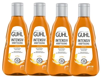 Obrázek produktu pro Guhl Intenzivní posilující šampon pro jemné a řídké vlasy 250ml 4-pack