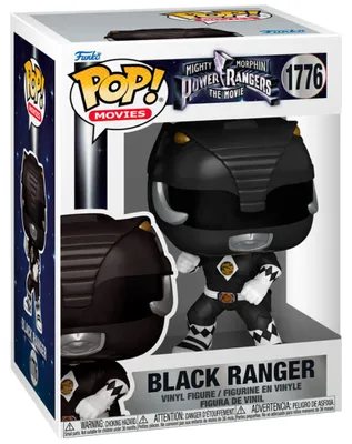 Produktbild von Funko FK81193 - Power Rangers - Der Film POP! Movies Vinyl Figuren Black Ranger 9 cm - Neu