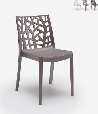 Moderner stapelbarer Bar-Garten-Restaurant-Stuhl Matrix BICA