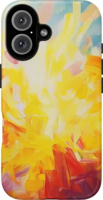 Produktbild von Abstrakte Sonnenstrahlen – Hülle Kompatibel mit iPhone 16