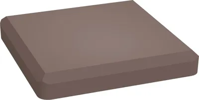 Produktbild von Pfostenkappe GroJa Solid 10 x 10 cm terra