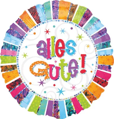 Produktbild von AMSCAN Folienballon 18 Alles Gute 0 0 0