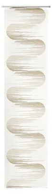 Produktbild von Schiebevorhang Jago Scherli Flexoschiene wollweiß braun 60x245cm (BxH)