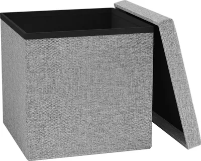 Produktbild von Stoff Sitztruhe Sitzbank Hocker Boxas