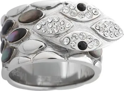 Produktbild von Misaki Damen Ring silber BOALARGE QCURBOALARGE, Ringgröße:54 (17.2 mm Ø)